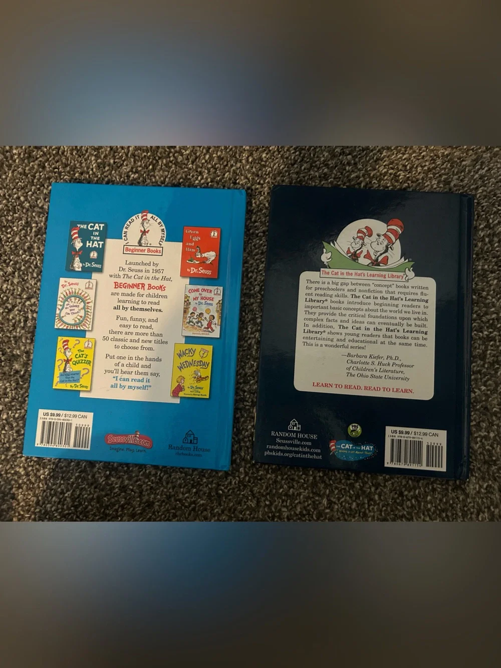 Dr. Seuss ABC Book Set - White, Red, Green, Blue, Yellow